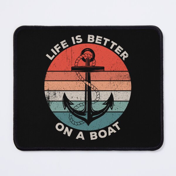 Item preview, Life Is Better On a Boat - Funny Boat Sailing Sailor Captain Gift designed and sold by anerahilsya.