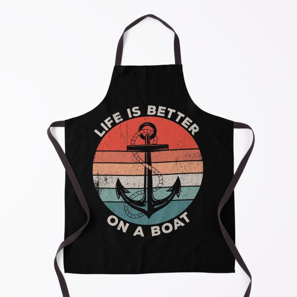 Item preview, Life Is Better On a Boat - Funny Boat Sailing Sailor Captain Gift designed and sold by anerahilsya.