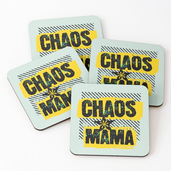 Item preview, Chaos Mama 90s Grunge Black Yellow designed and sold by TackyTime.