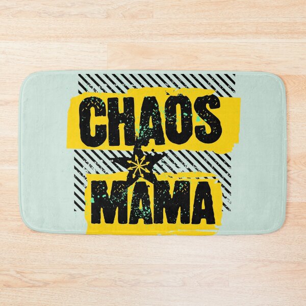 Item preview, Chaos Mama 90s Grunge Black Yellow designed and sold by TackyTime.