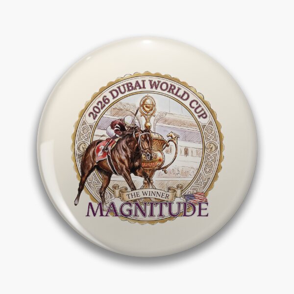 Item preview, Magnitude 2026 Dubai World Cup Champion Horse Racing Gifts designed and sold by Ginny Luttrell.