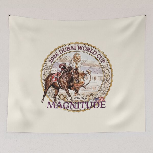 Item preview, Magnitude 2026 Dubai World Cup Champion Horse Racing Gifts designed and sold by Ginny Luttrell.