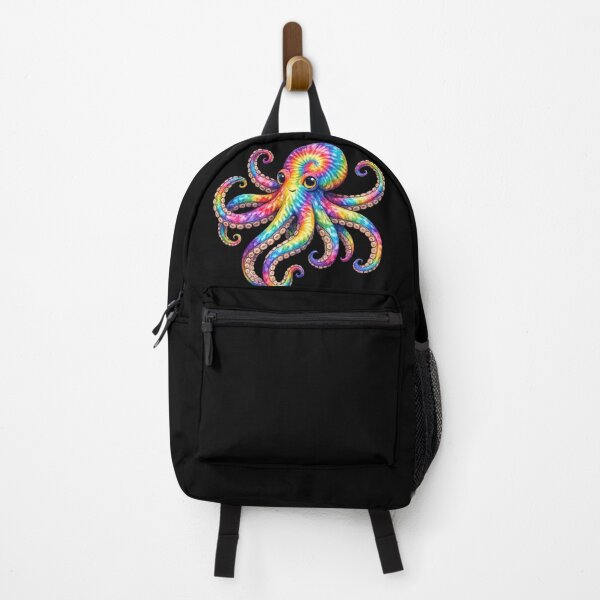 Item preview, Cute Rainbow Tie-Dye Octopus designed and sold by jgvisualarts.