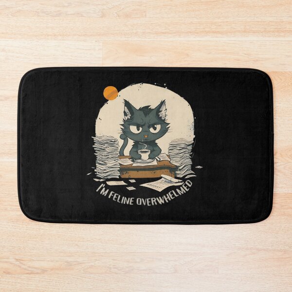 Item preview, Feline Overwhelmed Cat Stressed Coffee Shirt designed and sold by SoyLamderma.