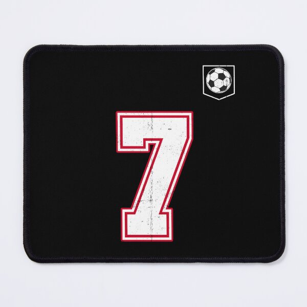 Item preview, Soccer player Jersey number 7 Soccer Fans designed and sold by BernoNickel.