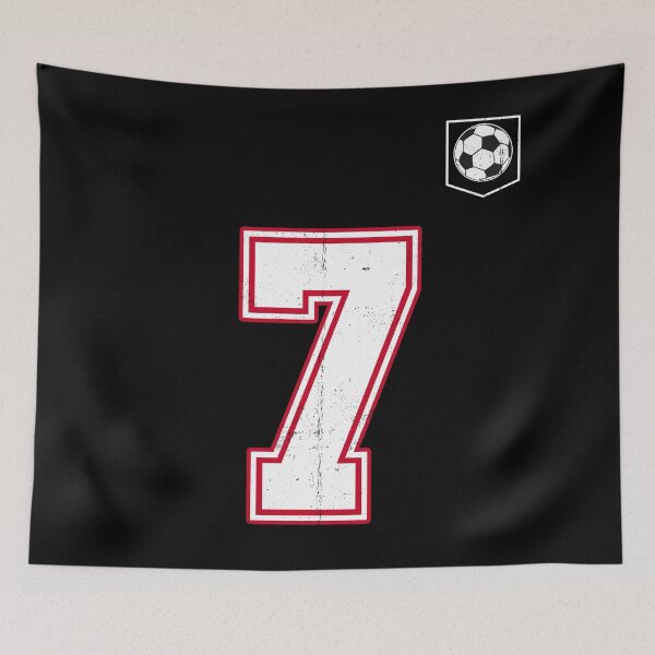 Item preview, Soccer player Jersey number 7 Soccer Fans designed and sold by BernoNickel.