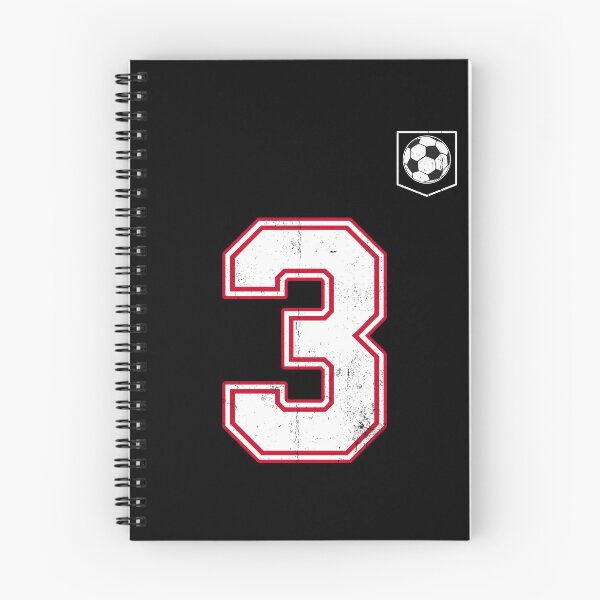 Item preview, Soccer player Jersey number 3 Soccer Fans designed and sold by BernoNickel.
