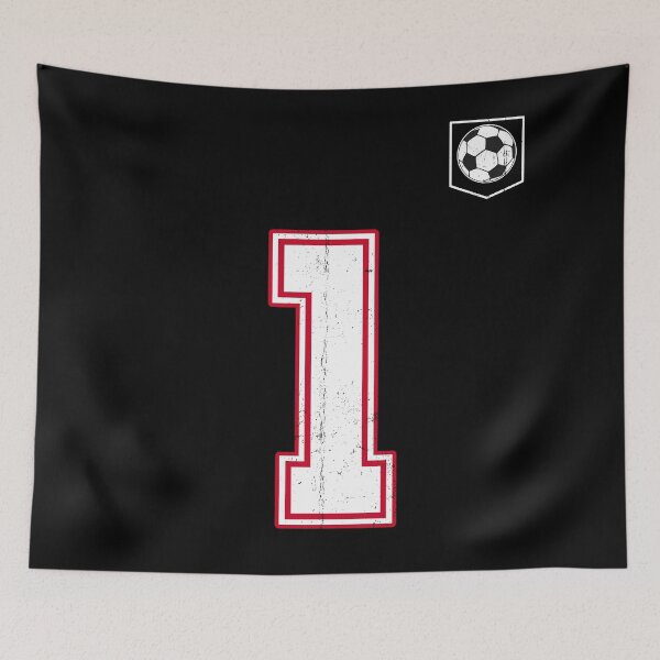 Item preview, Soccer player Jersey number 1 Soccer Fans designed and sold by BernoNickel.