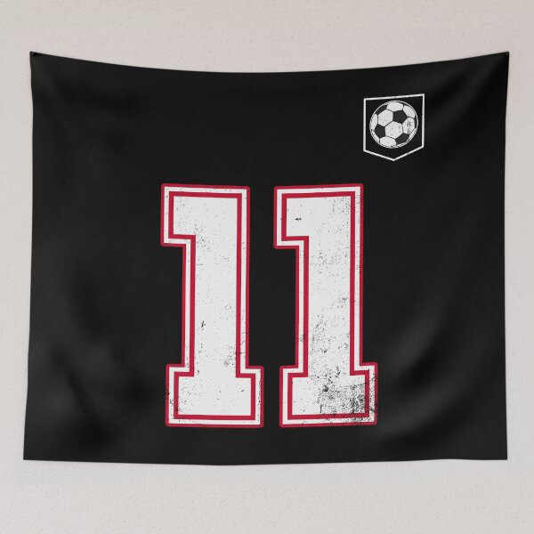 Item preview, Soccer player Jersey number 11 Soccer Fans designed and sold by BernoNickel.