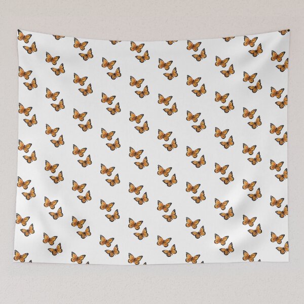 Item preview, Two Orange Monarch Butterflies Art Print designed and sold by Nature Girl Studios.