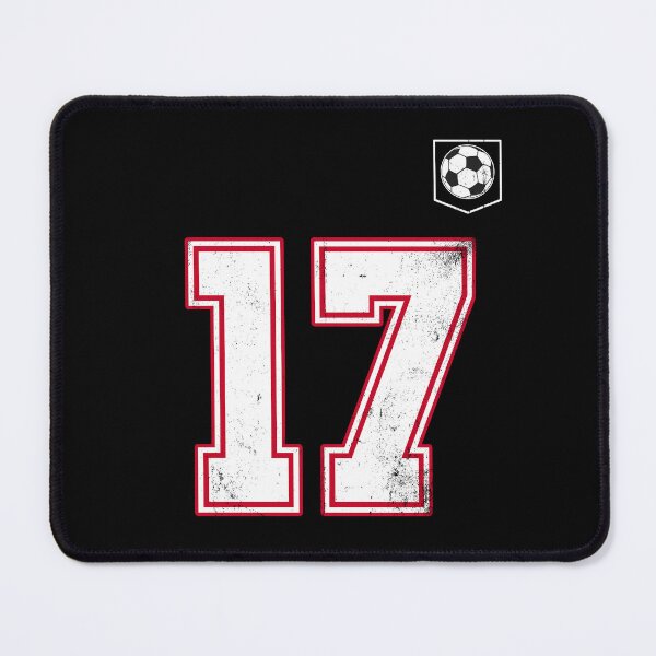Item preview, Soccer player Jersey number 17 Soccer Fans designed and sold by BernoNickel.