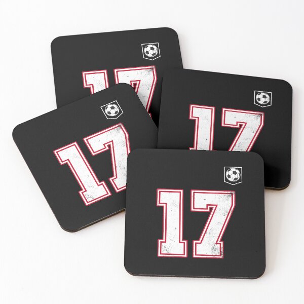 Item preview, Soccer player Jersey number 17 Soccer Fans designed and sold by BernoNickel.