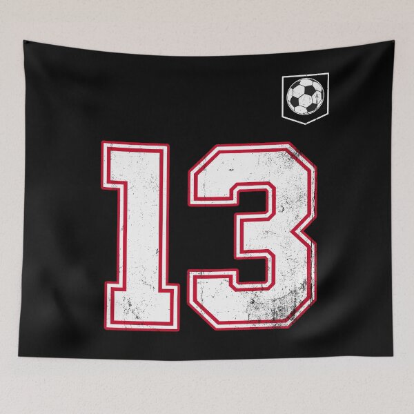 Item preview, Soccer player Jersey number 13 Soccer Fans designed and sold by BernoNickel.