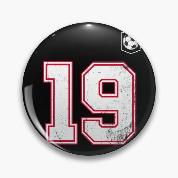 Item preview, Soccer player Jersey number 19 Soccer Fans designed and sold by BernoNickel.