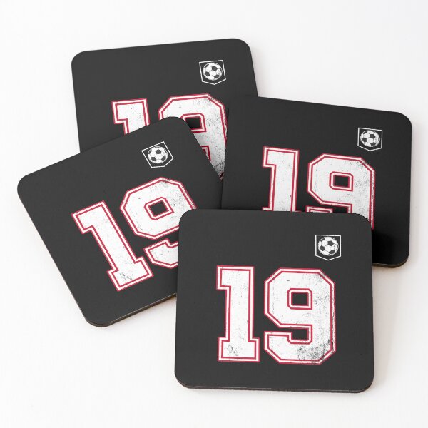 Item preview, Soccer player Jersey number 19 Soccer Fans designed and sold by BernoNickel.