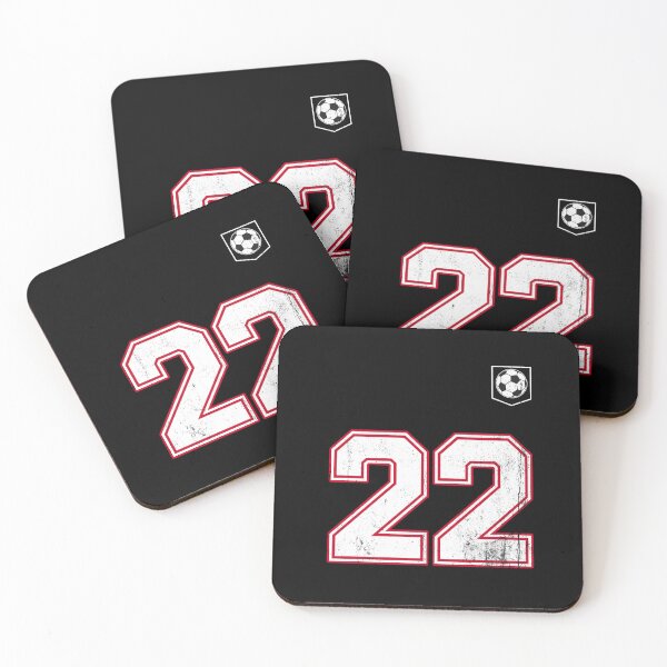 Item preview, Soccer player Jersey number 22 Soccer Fans designed and sold by BernoNickel.