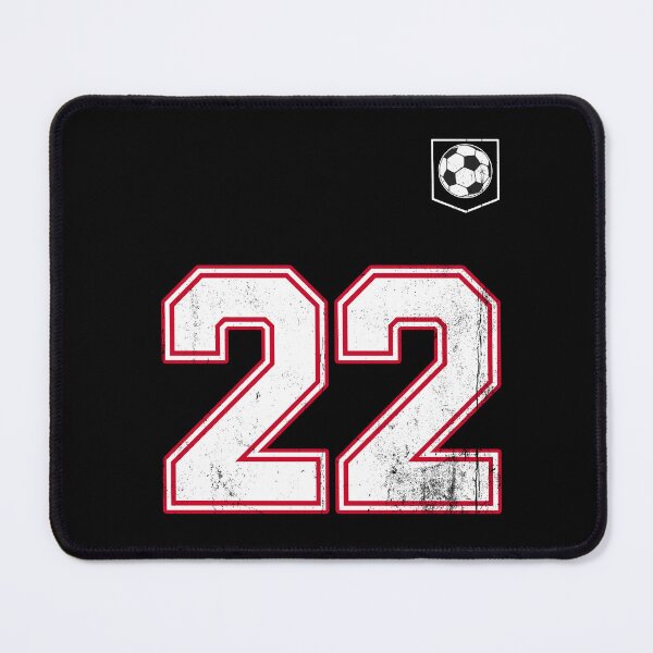 Item preview, Soccer player Jersey number 22 Soccer Fans designed and sold by BernoNickel.