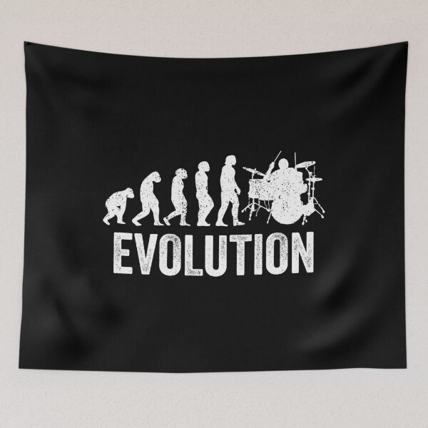 Item preview, Funny Evolution - Drummer and Drum Lovers designed and sold by definoyurie.