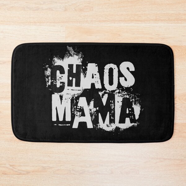 Item preview, Stencil Spray Paint Chaos Mama Black White Graffiti designed and sold by TackyTime.