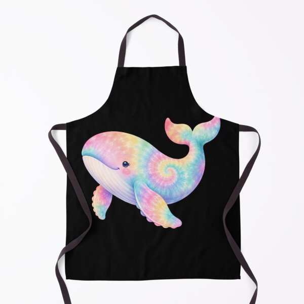 Item preview, Cute Rainbow Tie-Dye Whale designed and sold by jgvisualarts.