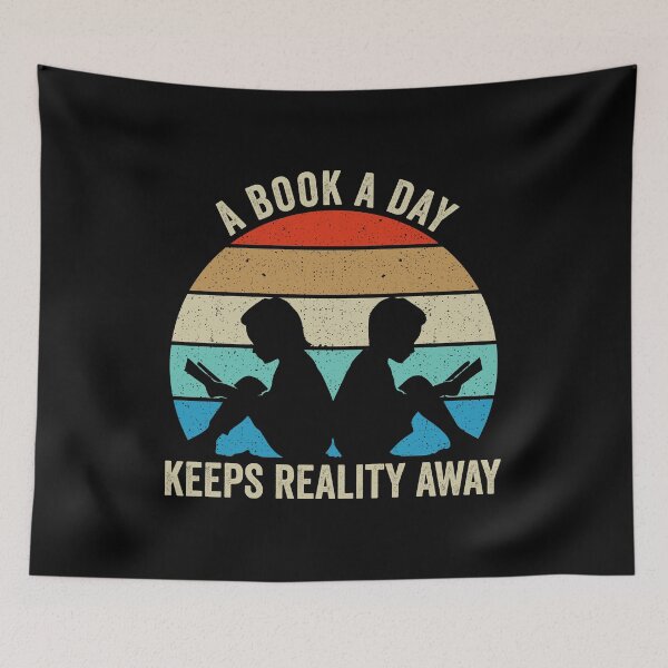 Item preview, A Book a Day Keeps Reality Away - Book Lovers designed and sold by definoyurie.