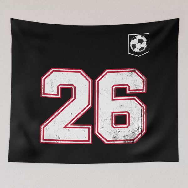 Item preview, Soccer player Jersey number 26 Soccer Fans designed and sold by BernoNickel.