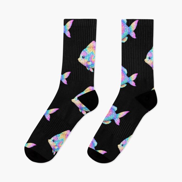 Item preview, Rainbow Tie-Dye Tropical Fish designed and sold by jgvisualarts.