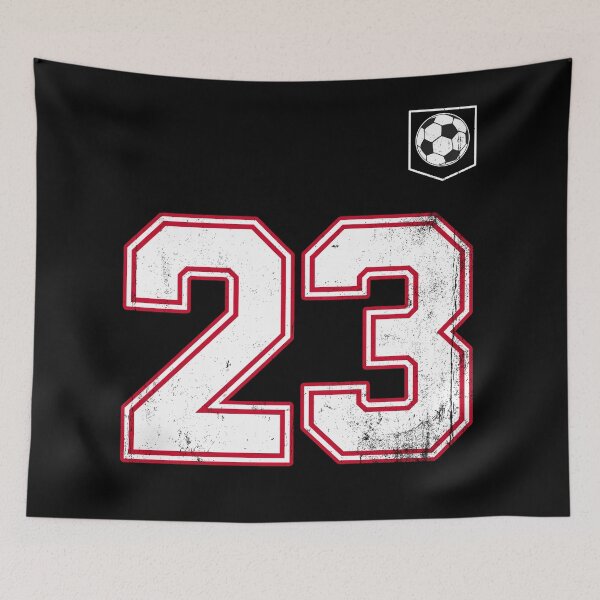 Item preview, Soccer player Jersey number 23 Soccer Fans designed and sold by BernoNickel.
