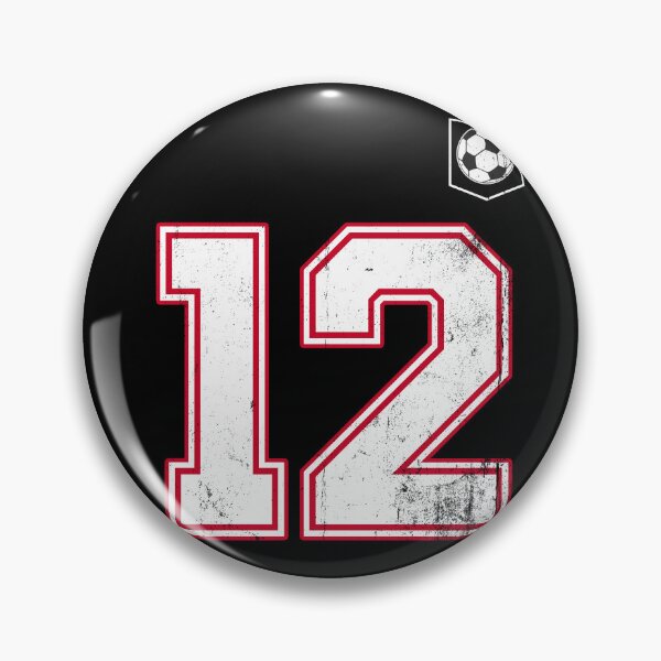 Item preview, Soccer player Jersey number 12 Soccer Fans designed and sold by BernoNickel.