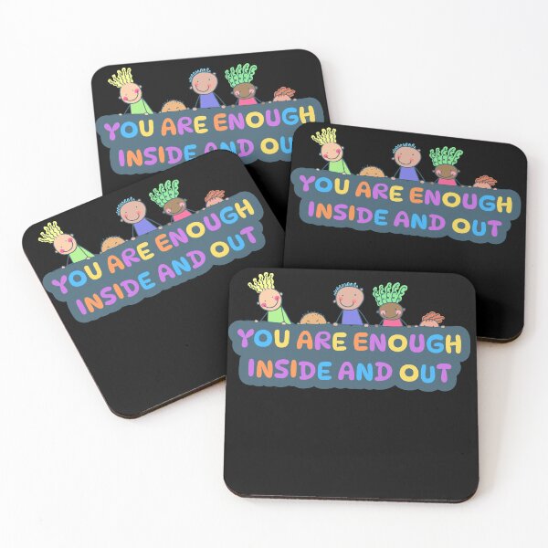 Item preview, You Are Enough Inside And Out Retro Botanical Typography designed and sold by thazinart.