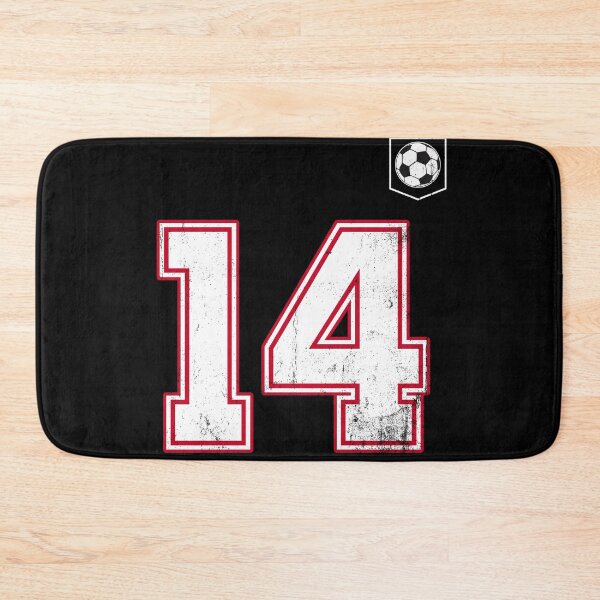Item preview, Soccer player Jersey number 14 Soccer Fans designed and sold by BernoNickel.