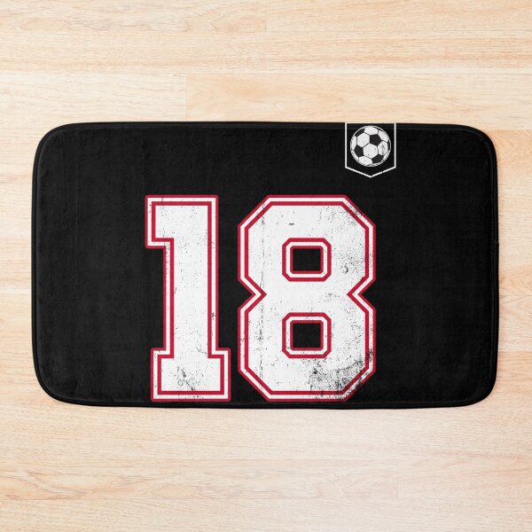 Item preview, Soccer player Jersey number 18 Soccer Fans designed and sold by BernoNickel.