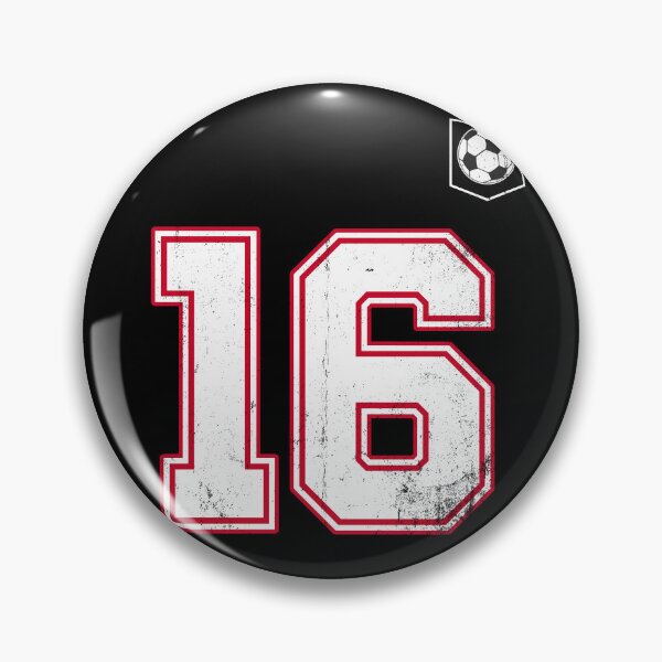 Item preview, Soccer player Jersey number 16 Soccer Fans designed and sold by BernoNickel.