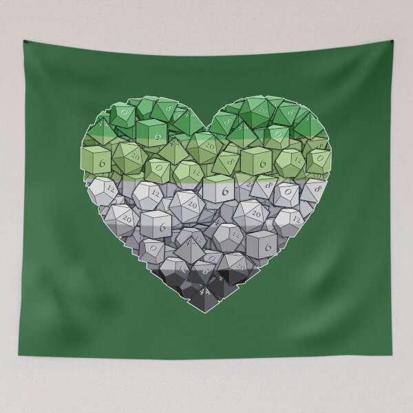 Item preview, Dice Heart - Aromatic Pride designed and sold by -Solarly-.