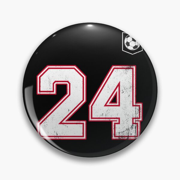 Item preview, Soccer player Jersey number 24 Soccer Fans designed and sold by BernoNickel.