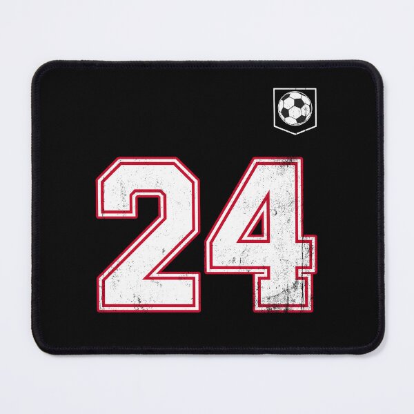 Item preview, Soccer player Jersey number 24 Soccer Fans designed and sold by BernoNickel.