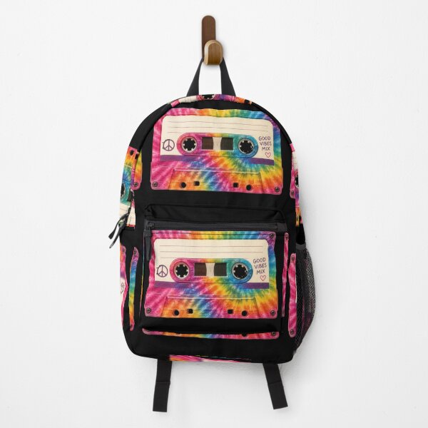 Item preview, Good Vibes Rainbow Tie-Dye Cassette designed and sold by jgvisualarts.