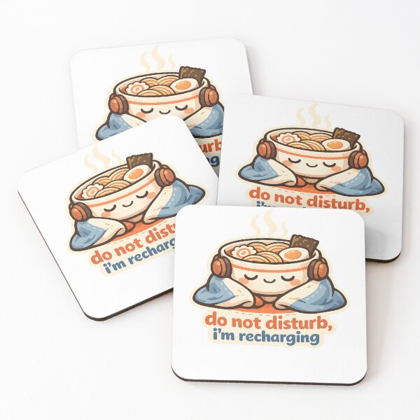 Item preview, Do Not Disturb I'm Recharging Cute Ramen Design designed and sold by Naviora.