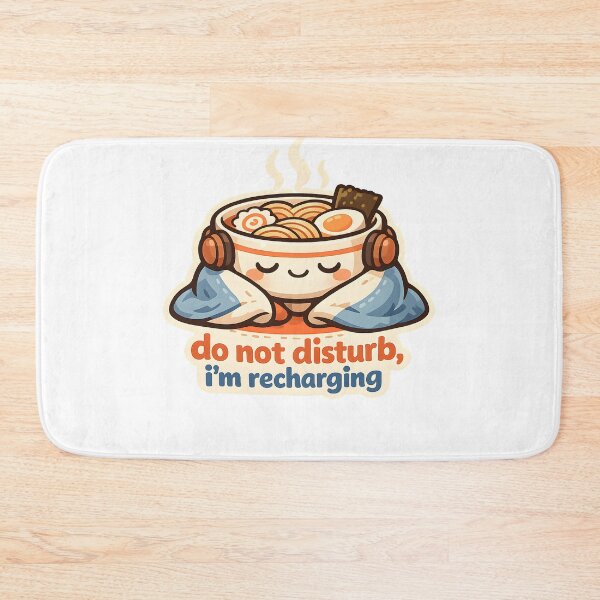 Item preview, Do Not Disturb I'm Recharging Cute Ramen Design designed and sold by Naviora.