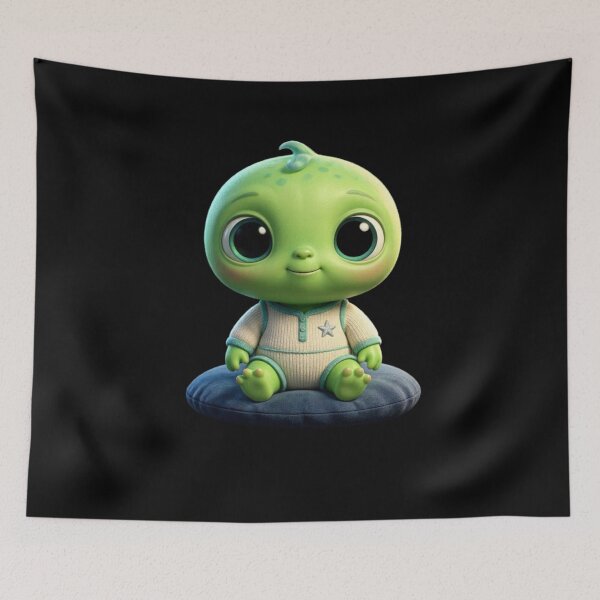 Item preview, Little Green Alien  designed and sold by TheEndDesign.