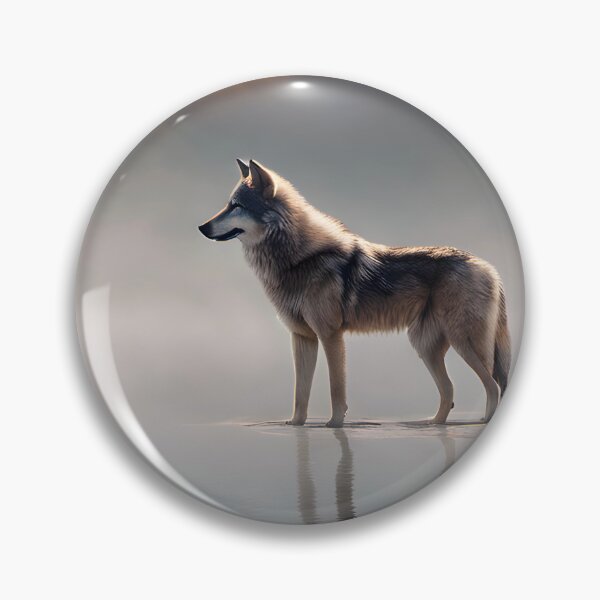 Artikelvorschau, Wolf auf dem Wasser entworfen und verkauft von Elisa Miller.