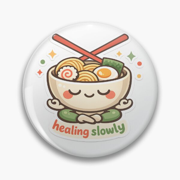 Item preview, Healing Slowly Cute Ramen Self Care Design designed and sold by Naviora.