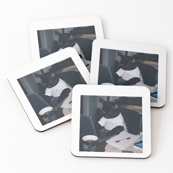 Item preview, Trying My Best Cat Meme Working Laptop  designed and sold by SoyLamderma.