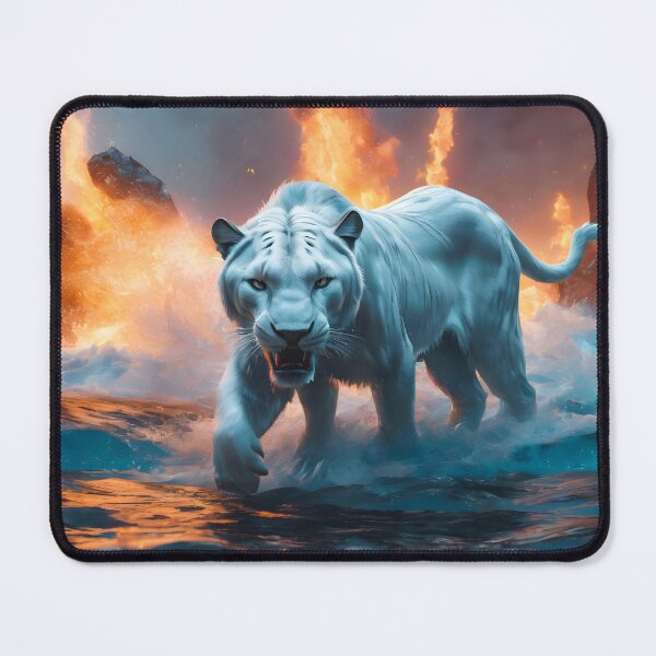 Item preview, Water bending tiger designed and sold by Elisa Miller.