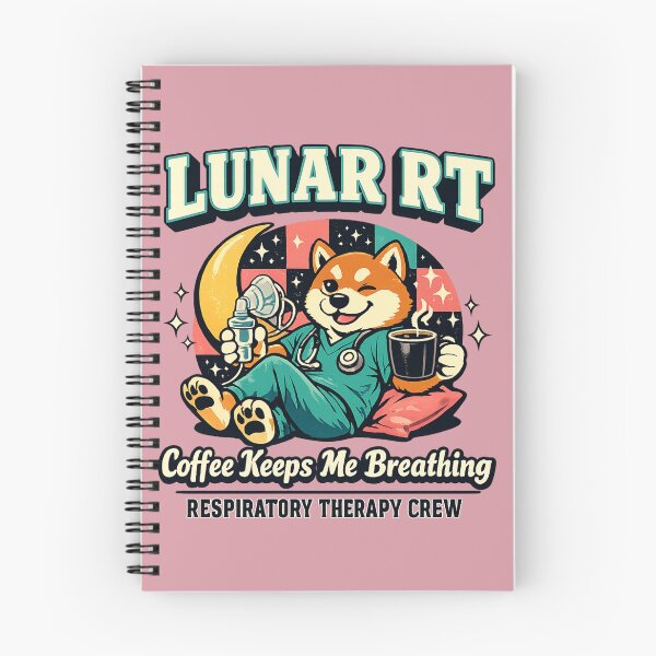 Item preview, Lunar RT Shiba Inu Respiratory Therapist Shirt Coffee Keeps Me Breathing Cute RT Night Shift Checkered T-Shirt designed and sold by ClinicalHubs.