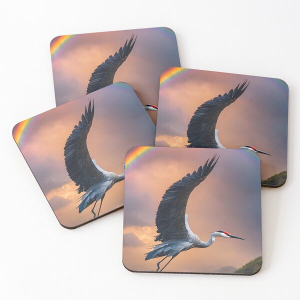 Item preview, Red Herron in flight  designed and sold by Elisa Miller.
