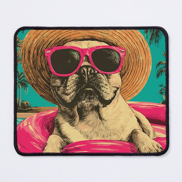Item preview, Funny French Bulldog with Sunglasses Cute Dog Pool Party designed and sold by Littermin.