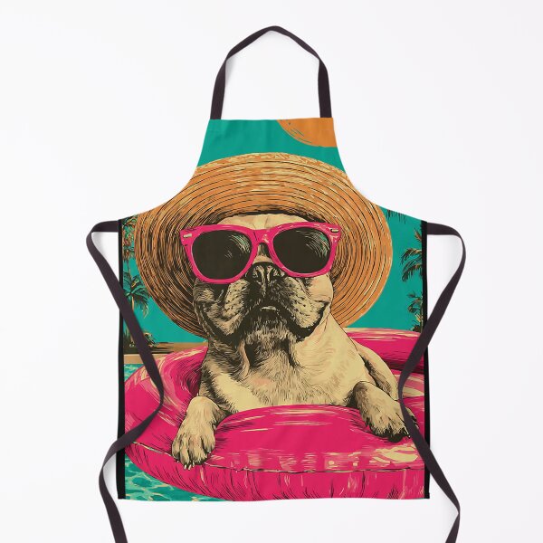 Item preview, Funny French Bulldog with Sunglasses Cute Dog Pool Party designed and sold by Littermin.