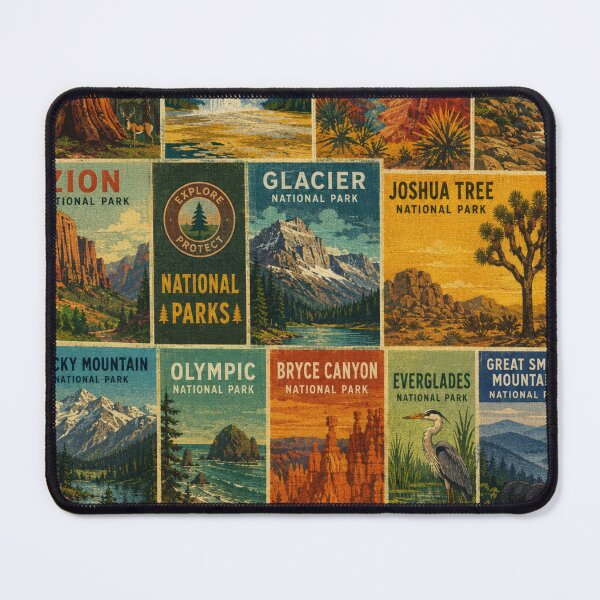 Item preview, Vintage National Parks Post Cards  designed and sold by Chicken Dinner Studio.