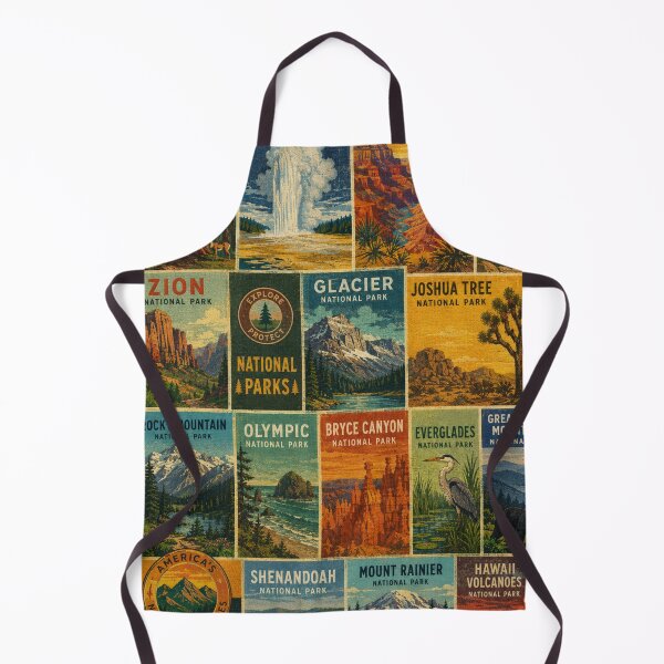 Item preview, Vintage National Parks Post Cards  designed and sold by Chicken Dinner Studio.